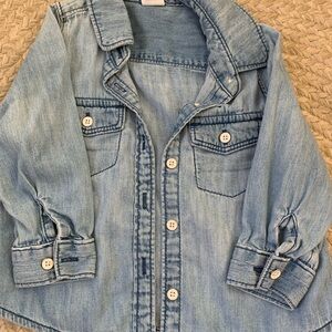 GAP - Toddler Light Blue Denim Shirt